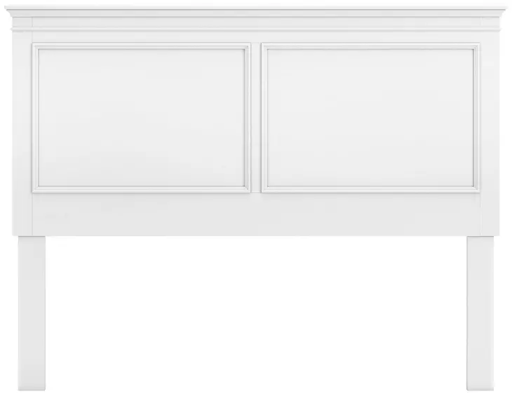 Fortman White Queen Panel Headboard