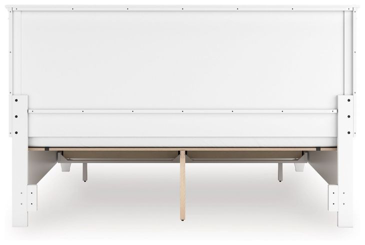 Fortman White King Storage Panel Bed