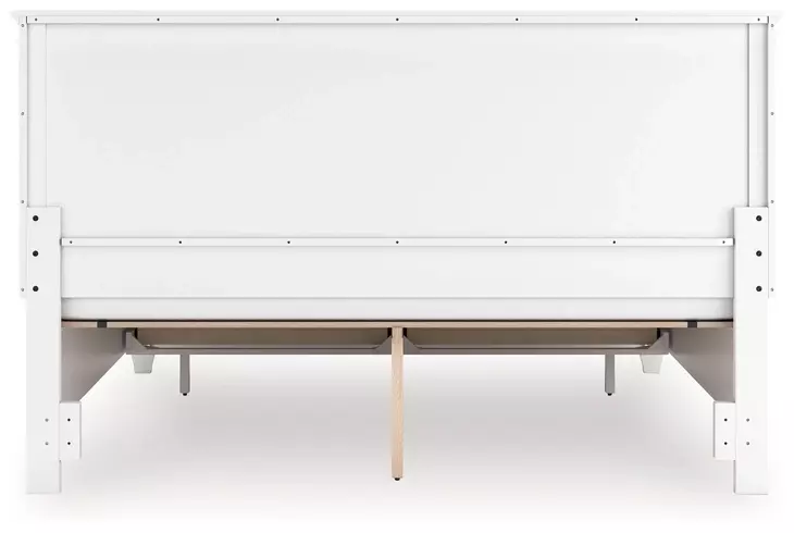 Fortman White King Storage Panel Bed