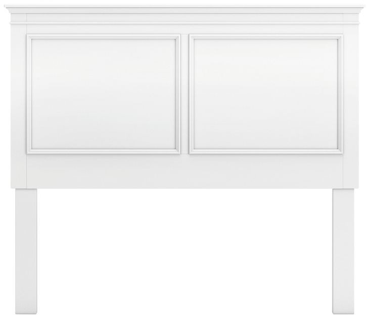 Fortman White Full Panel Headboard