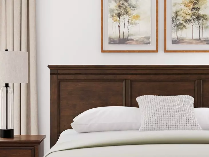 Danabrin Brown California King Storage Panel Bed