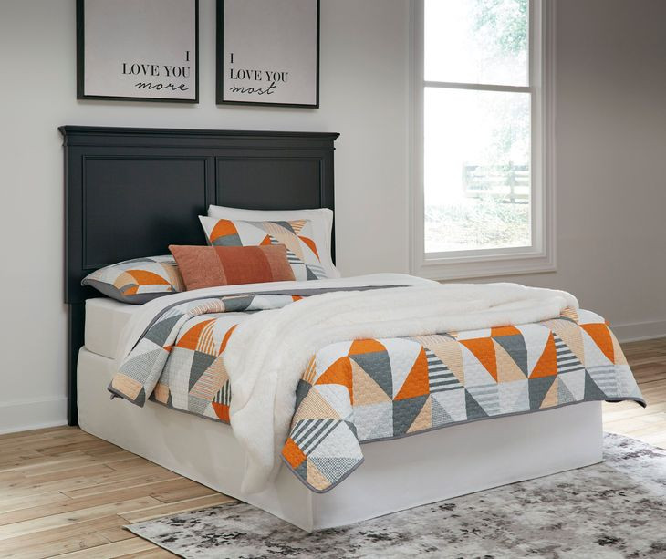 Lanolee Black Full Panel Headboard