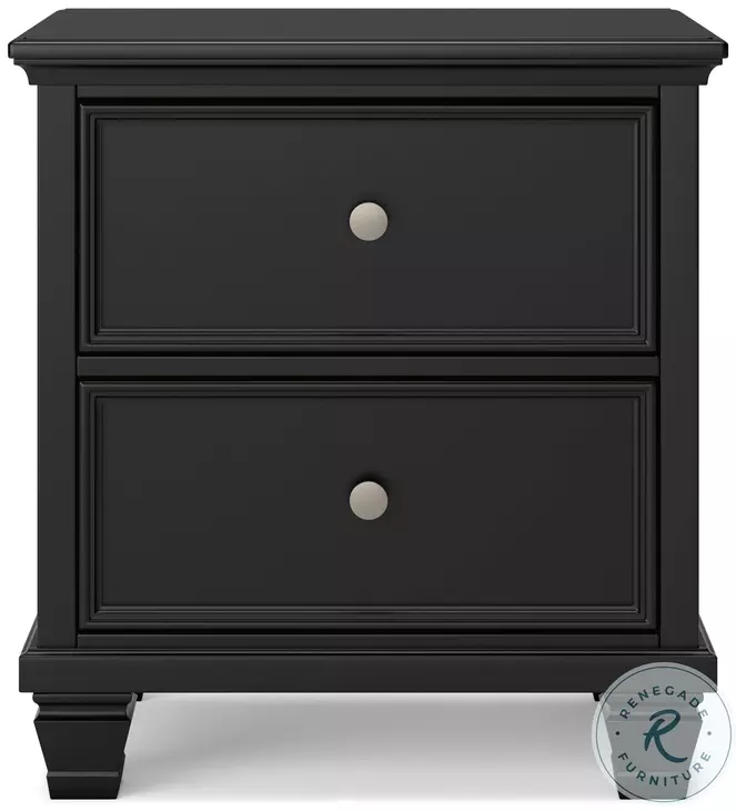 Lanolee Black Nightstand