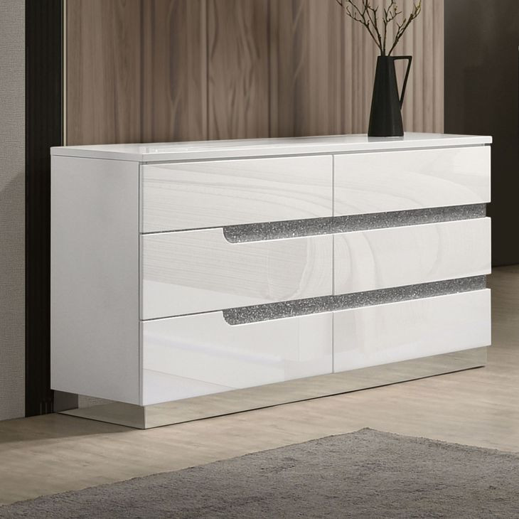 Paradox White Dresser