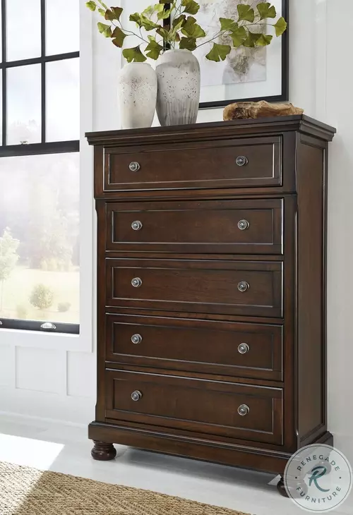 Porter Rustic Brown Drawer Chest