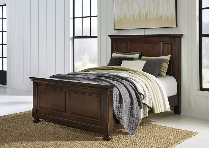 Porter Rustic Brown Queen Panel Headboard