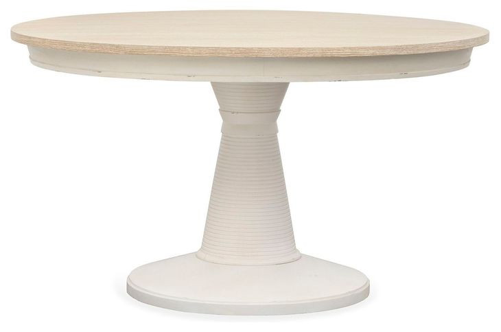 Echo Isles Sea Pearl and Driftwood 72" Extendable Oval Dining Table