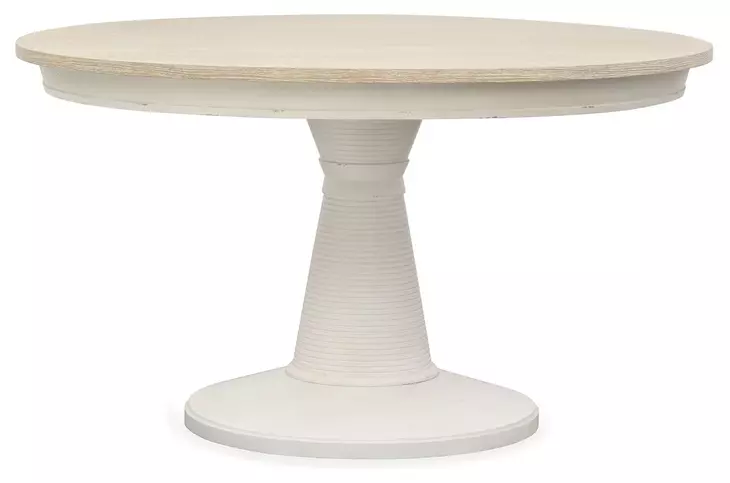Whisperbay Sea Pearl and Driftwood 72" Extendable Oval Dining Table