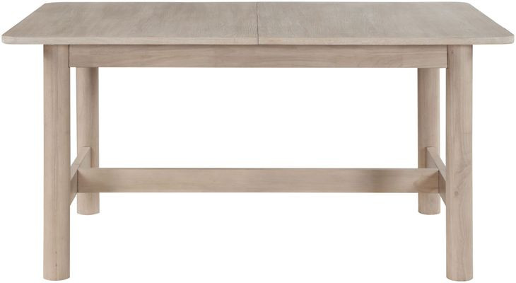 Gabby Light Brown 60" Extendable Rectangular Dining Table