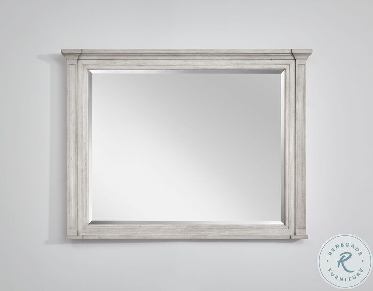B7007 White Landscape Mirror From Magnussen Home Coleman Furniture