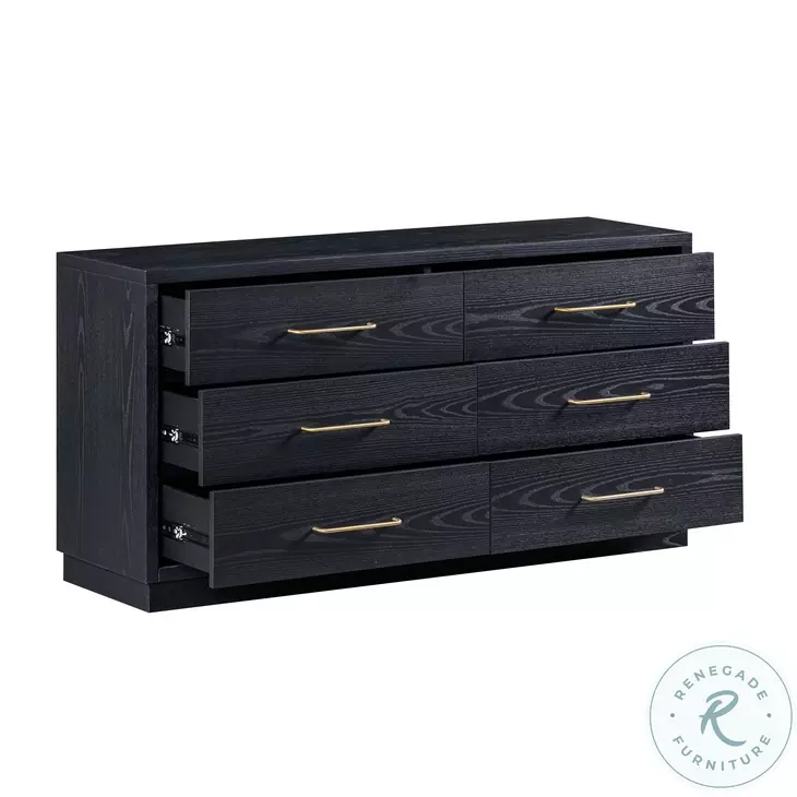 Marlow Black Wood Dresser From Renegade | HomegalleryStores Marlow Black Wood Dresser From Renegade | HomegalleryStores