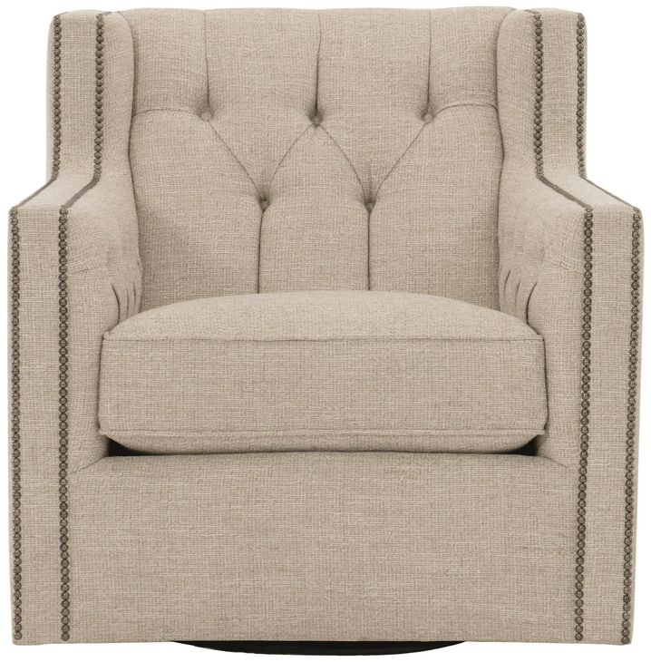 Candace Cream Swivel Chair
