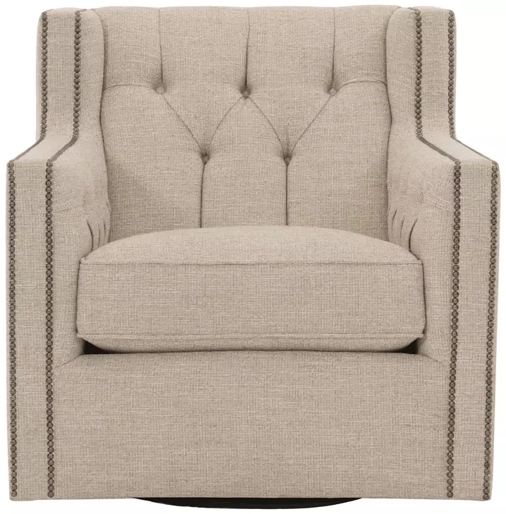 Candace Cream Swivel Chair