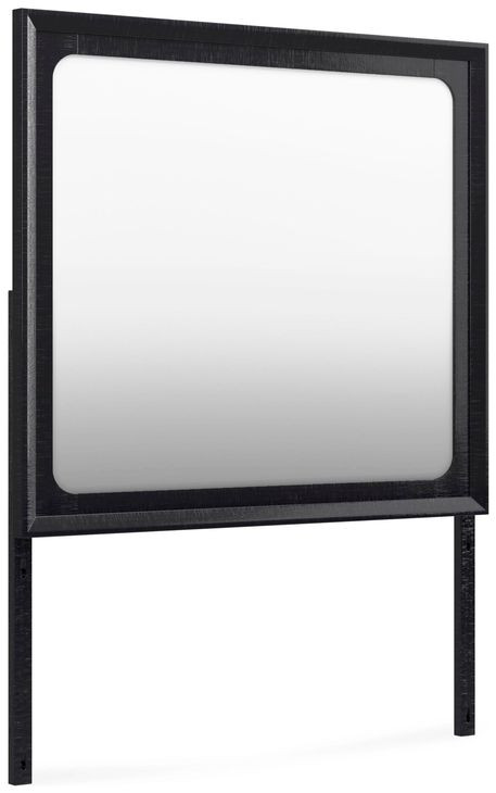 Londer Black Panel Bedroom Set