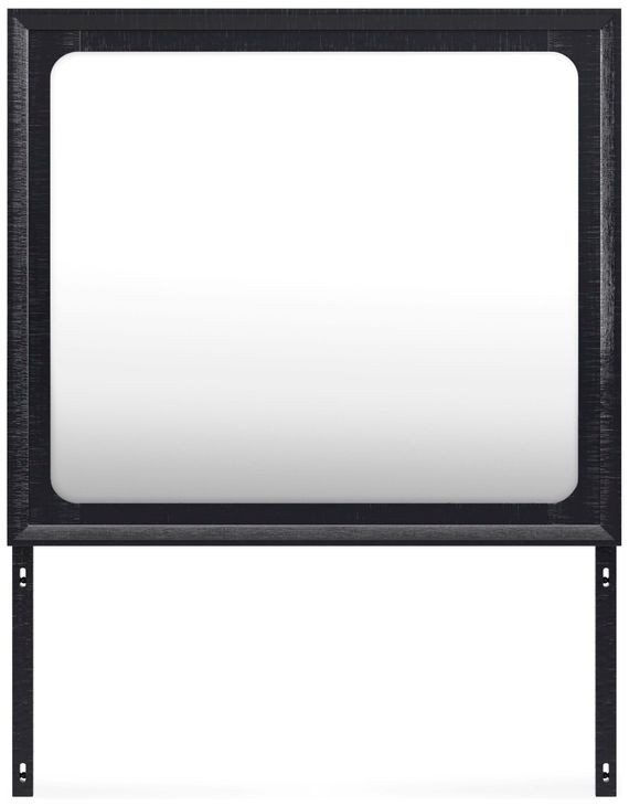 Londer Black Rectangular Dresser Mirror