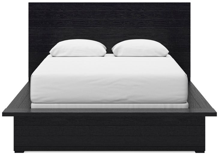 Londer Black Queen Panel Bed