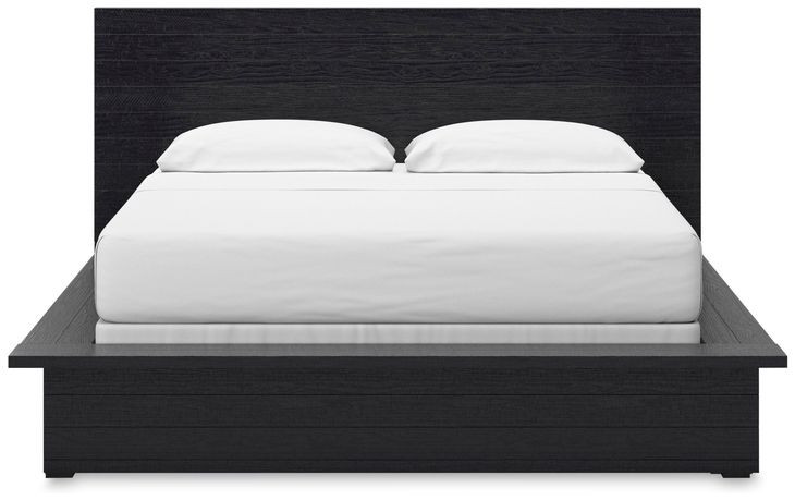 Londer Black California King Panel Bed