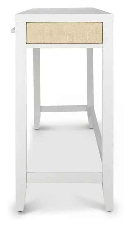Miramar Sand and Stark White Rectangular Occasional Table Set with Casters