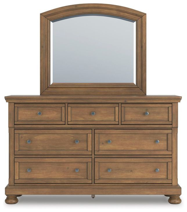 Vandenmore Medium Brown Dresser with Mirror