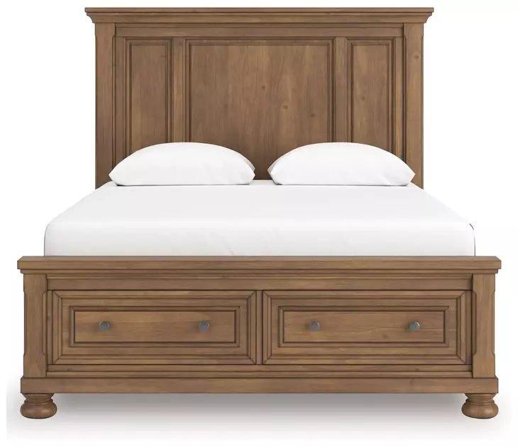 Vandenmore Medium Brown Queen Storage Panel Bed