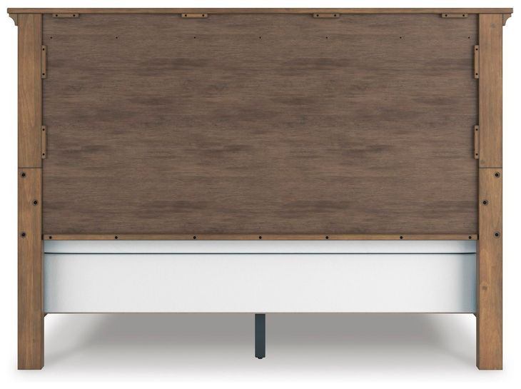 Vandenmore Medium Brown King Panel Bed