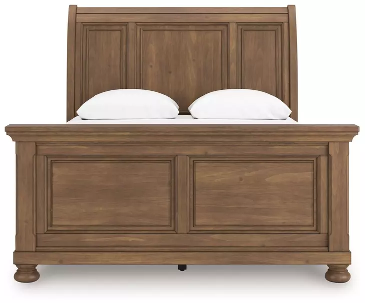 Vandenmore Medium Brown Queen Sleigh Panel Bed