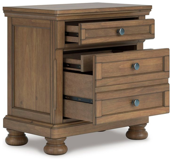 Vandenmore Medium Brown 2 Drawer Nightstand From Ashley Furniture