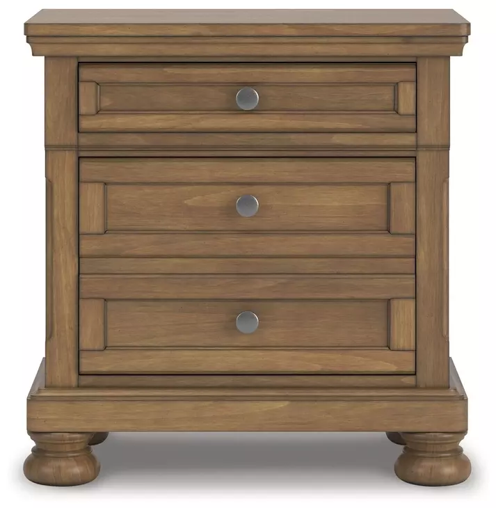 Vandenmore Medium Brown 2 Drawer Nightstand From Ashley Furniture