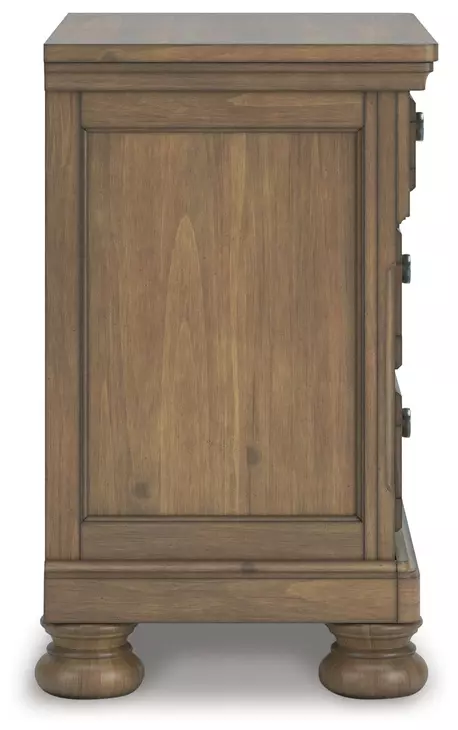 Vandenmore Medium Brown 2 Drawer Nightstand (Also known as