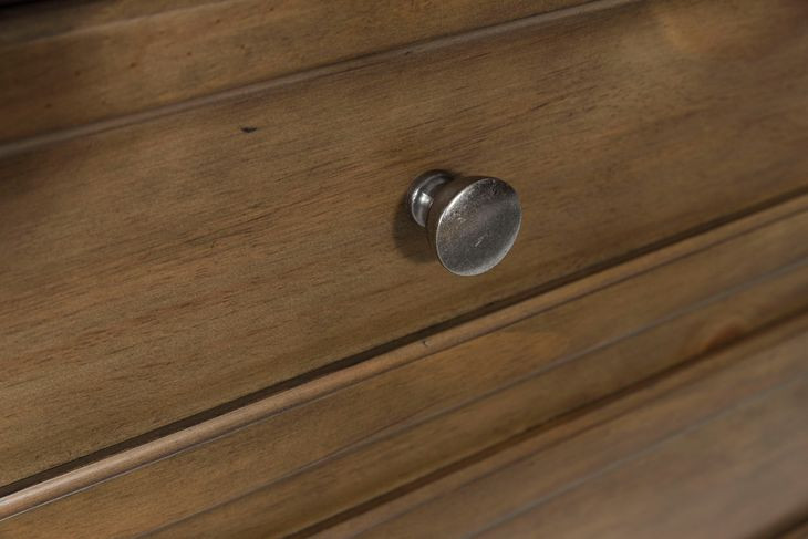 Vandenmore Medium Brown King Panel Storage Bed