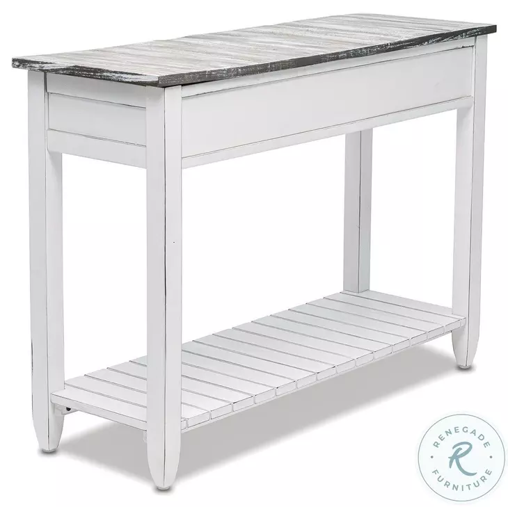 Garden Gate Distressed Grey Rectangular  Ocassional Table Set