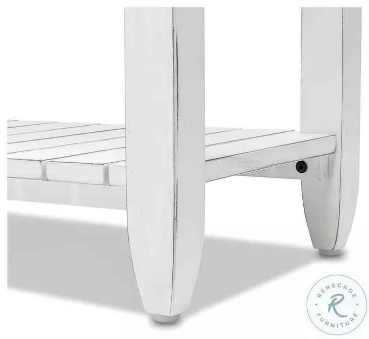 Garden Gate Distressed Grey Rectangular Console Table