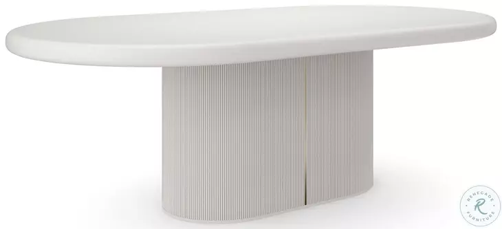 Love Matte Pearl Extendable Dining Table