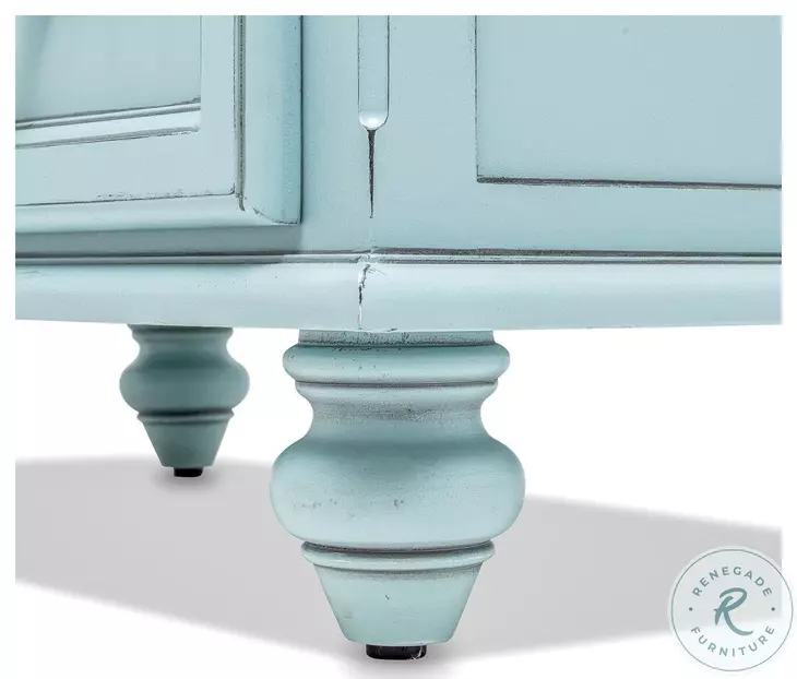 Riviera Bleu 5 Drawer Chest