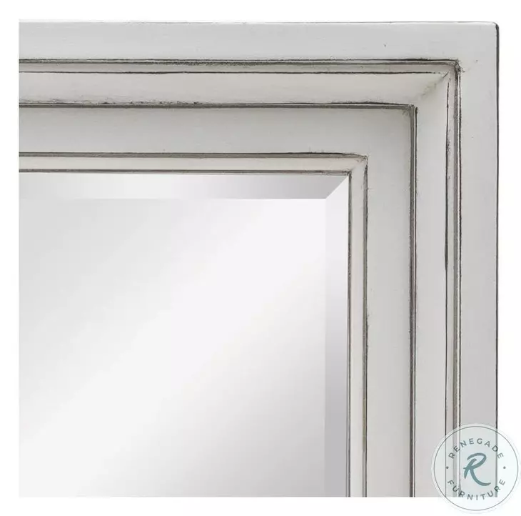 Riviera Blanc Rectangular Dresser Mirror