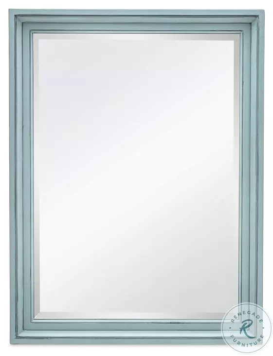 Riviera Bleu Rectangular Dresser Mirror