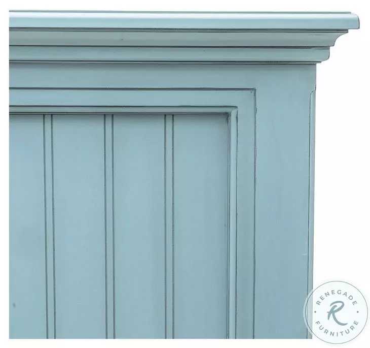 Riviera Bleu Queen Headboard