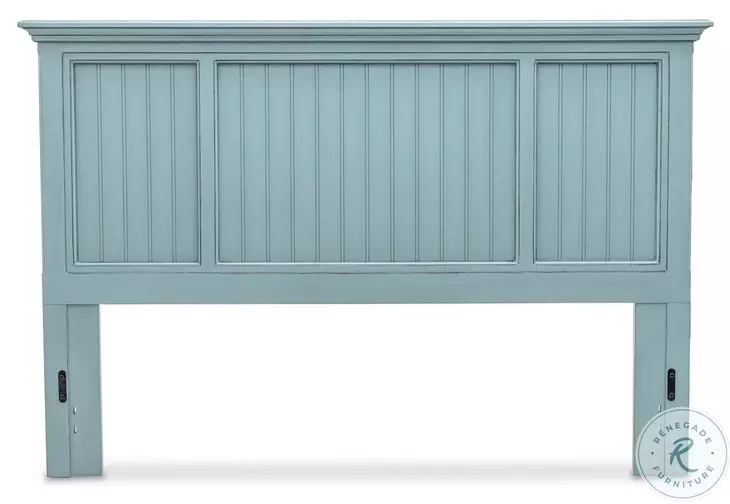 Riviera Bleu King Headboard