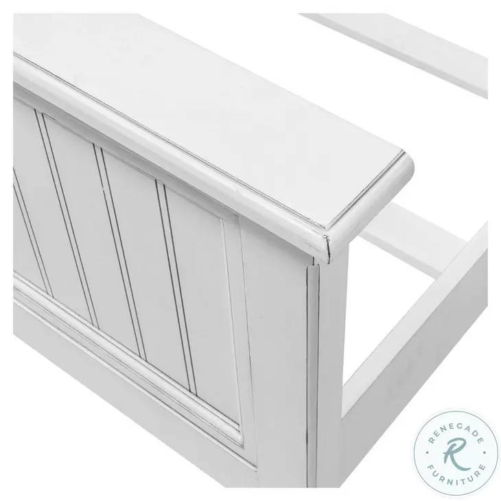 Riviera Blanc King Panel Bed