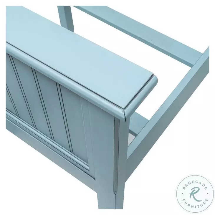 Riviera Bleu King Panel Bed