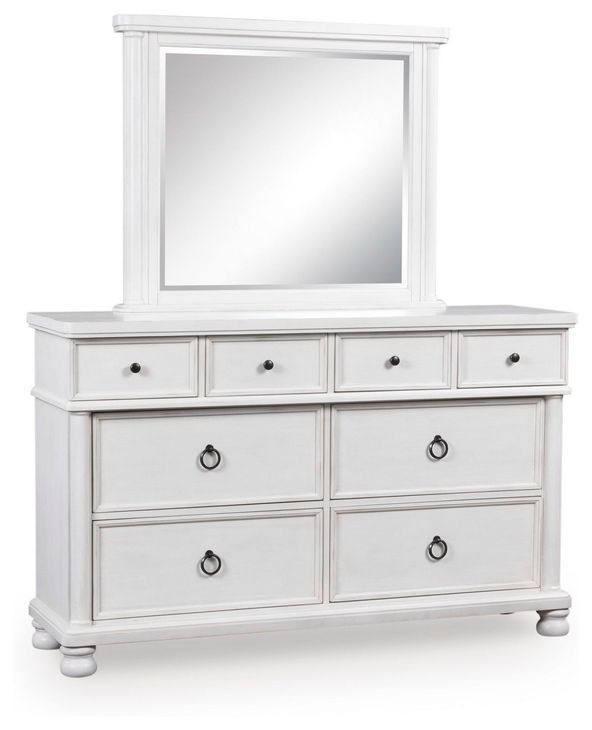 Greddinton Antique White Poster Bedroom Set