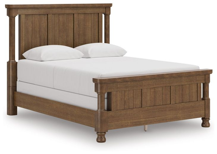 Greddinton Brown Queen Poster Bed