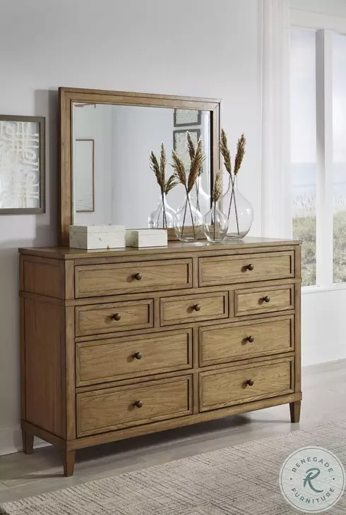 Sharlance Brown Dresser with Mirror