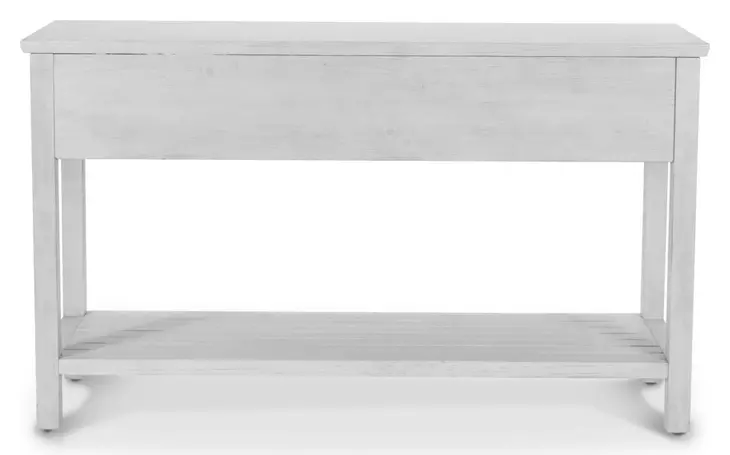 Geneva Distressed White Rectangular Occasional Table Set