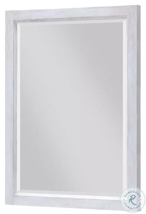 Lakeside Elegant Distressed Rectangular Dresser Mirror