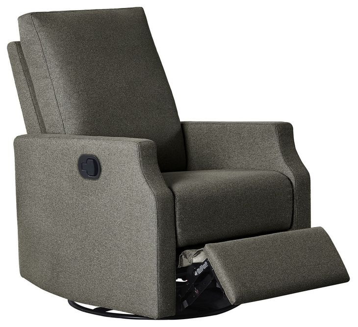 Louie Slate Swivel Glider Recliner