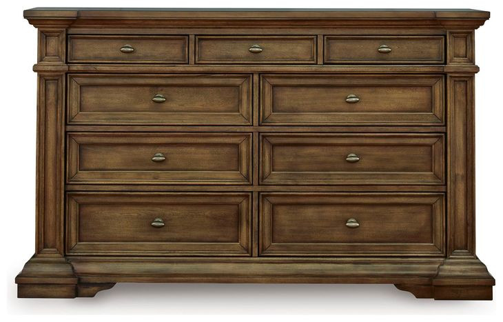 Thoridan Brown 9 Drawer Dresser