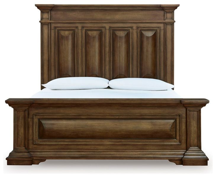 Thoridan Brown California King Panel Bed