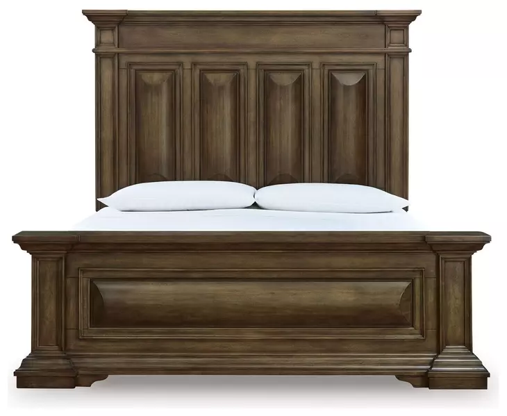 Channley Brown Queen Panel Bed