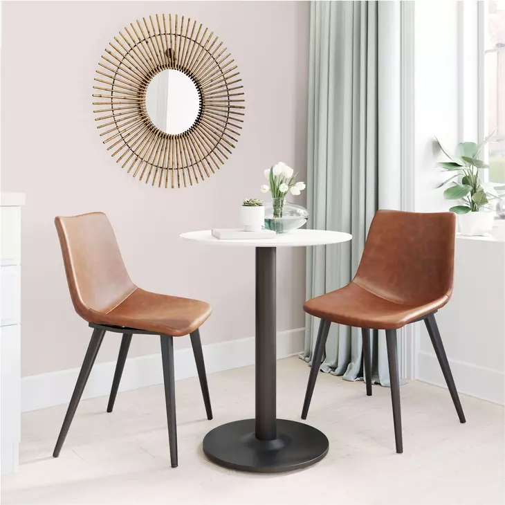 Daniel Vintage Brown Dining Chair Set Of 2